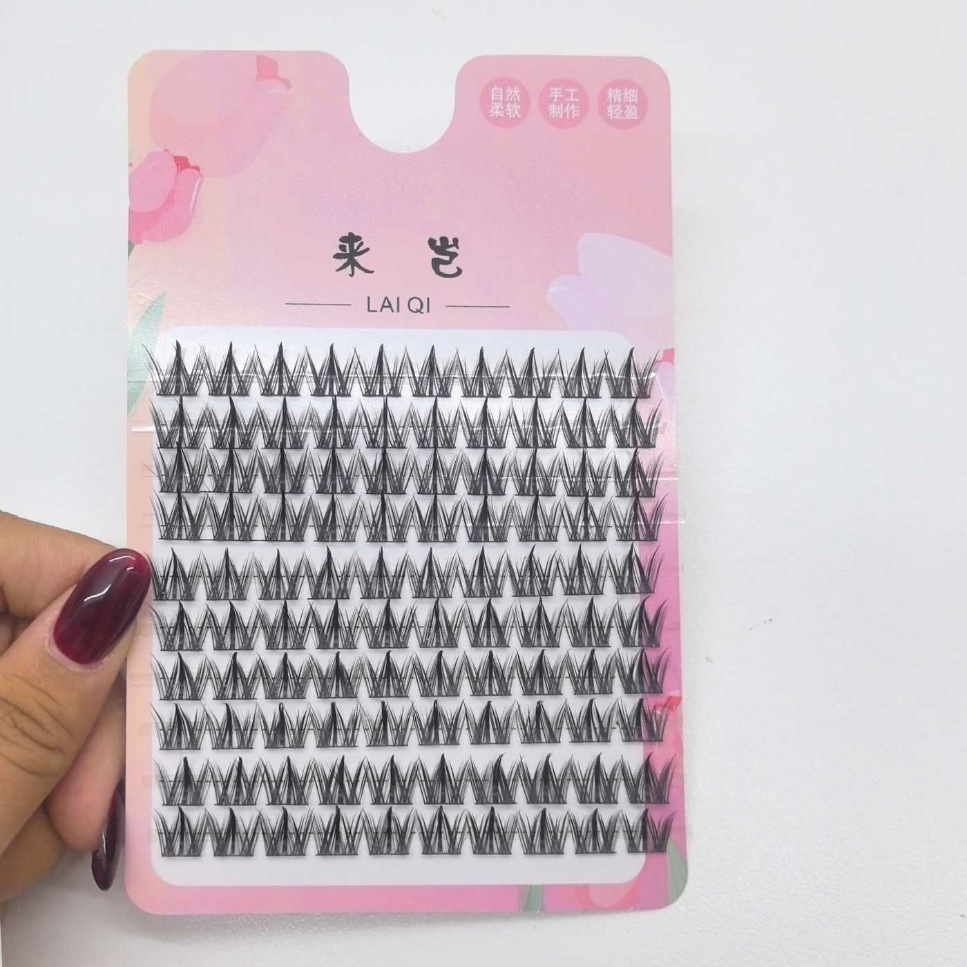 刷胶款折盒犬系假睫毛